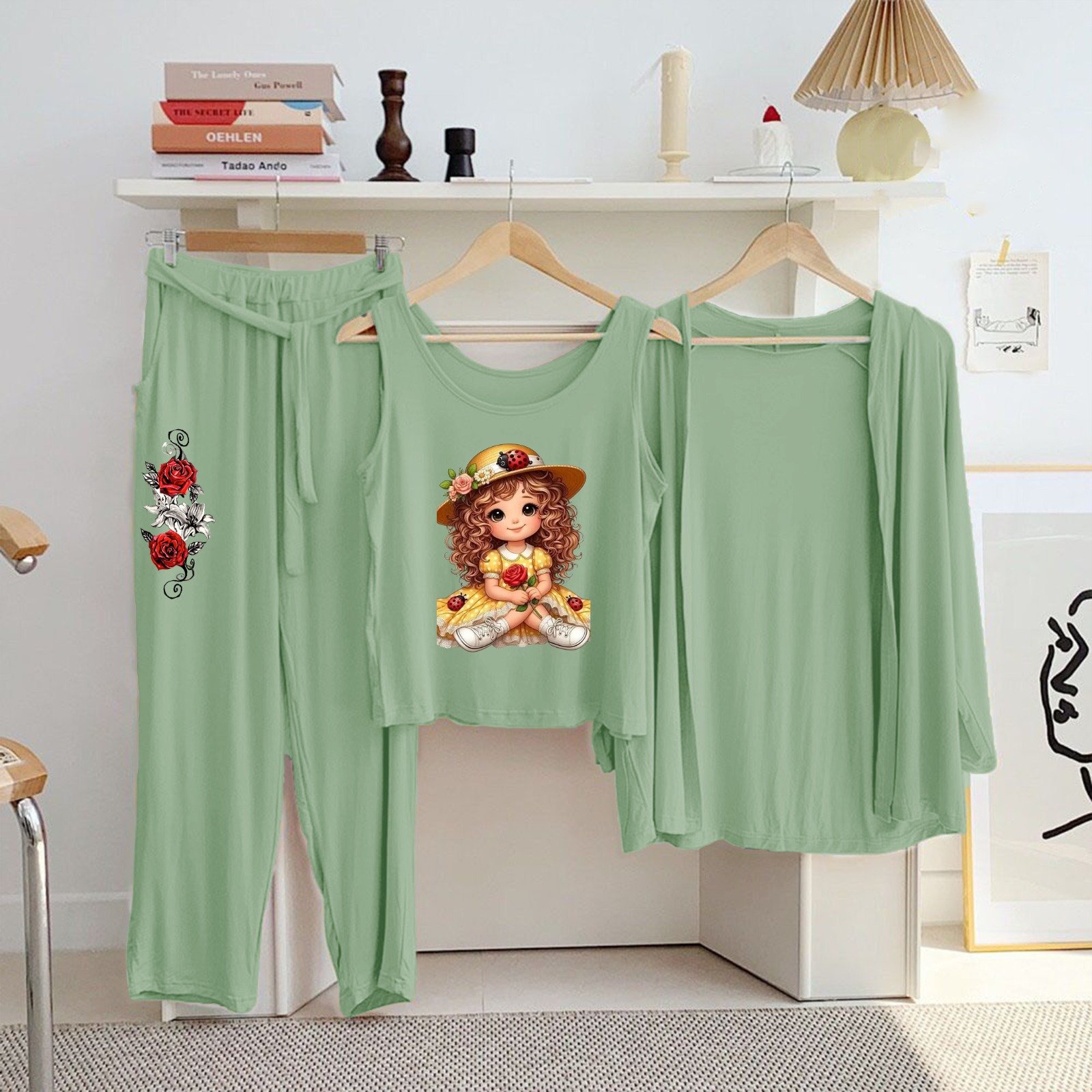 Big Bazaar New Arrivals Here 3 pc Night Suit Printed