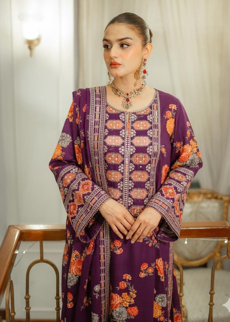 Aneelas Collection* Unstitched 03 suit