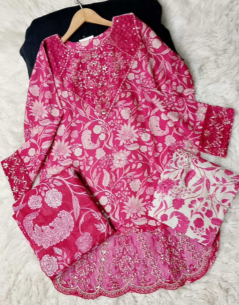 TRENDING PRINTED KHADDAR / EMBROIDERY 3PC COLLECTION*