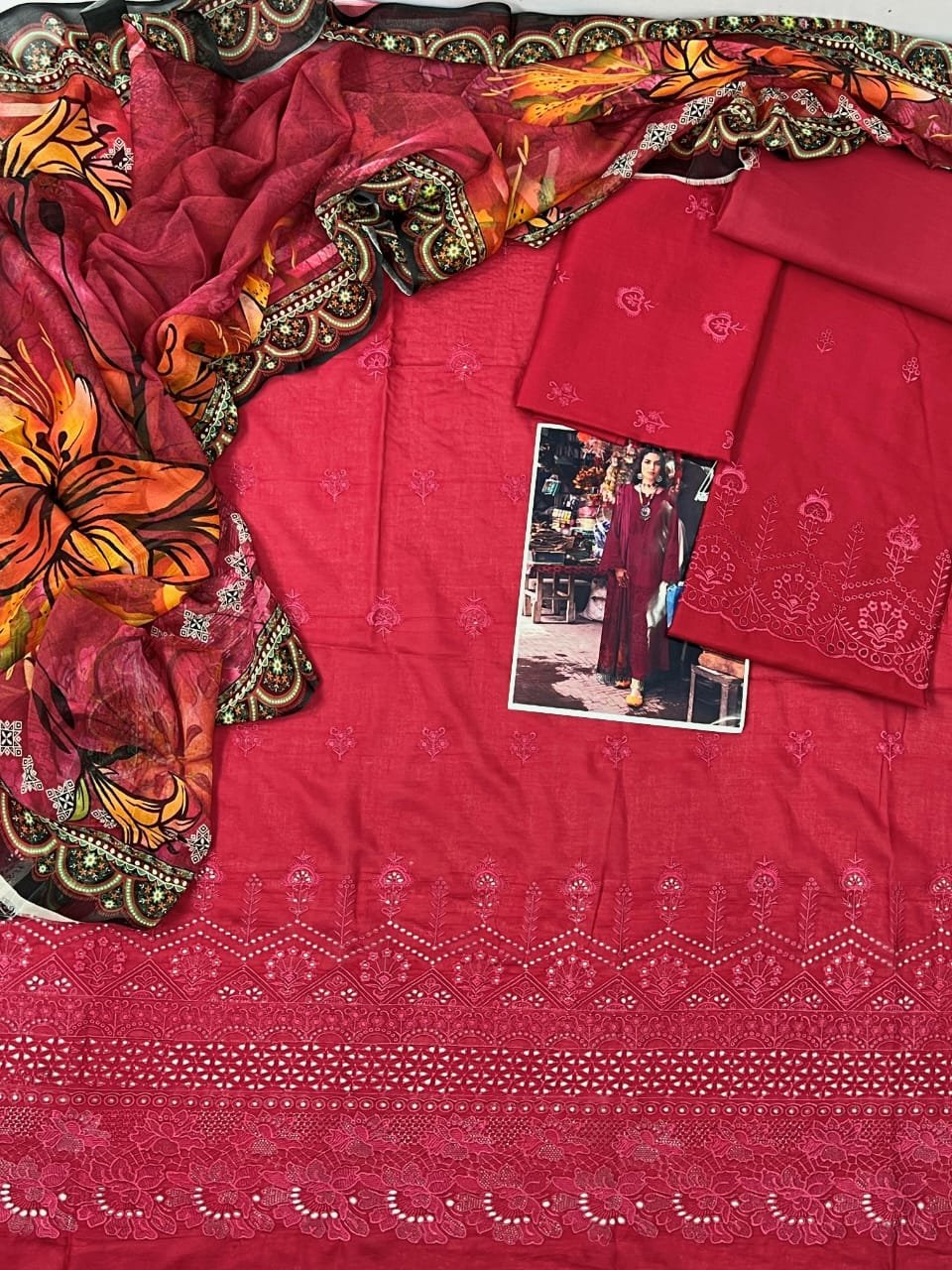 MARIA B* 3pc Fancy Lawn Embroidery Collection