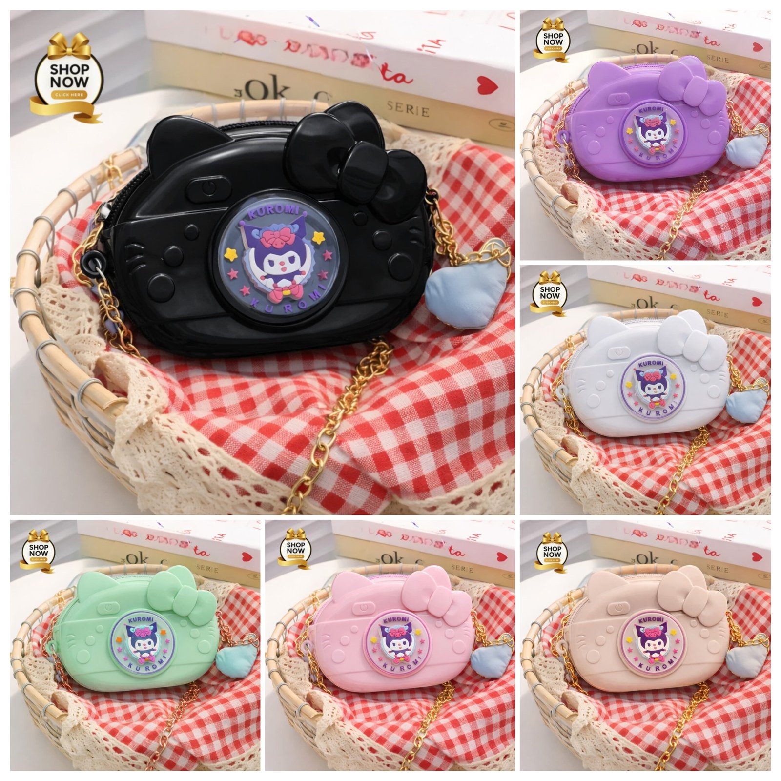`kidz NEW Shape Mini Size Fiber Bags` 💖