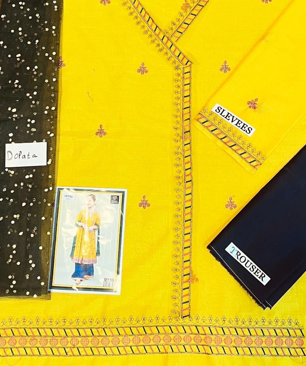 Lawn Eid collection 3pc kids