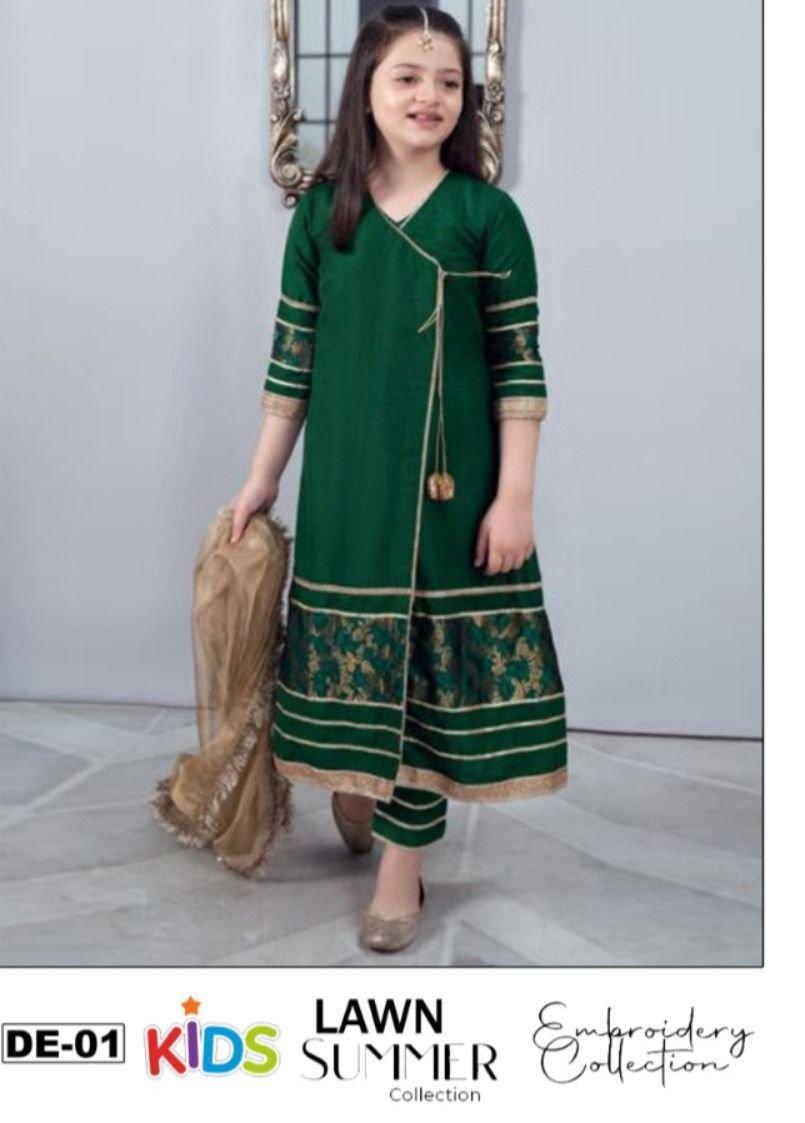 Lawn Eid collection 3pc kids