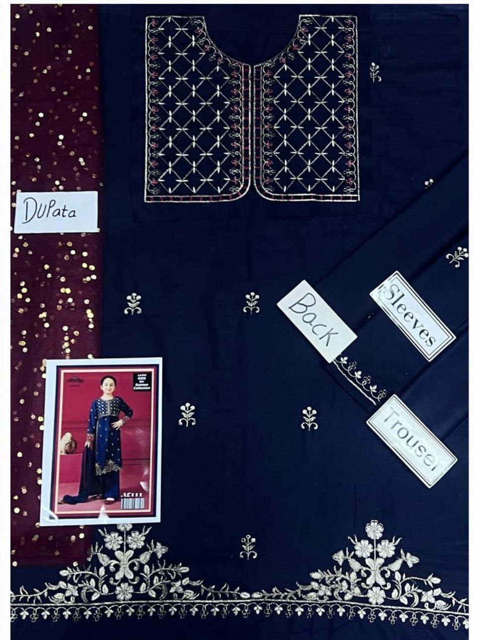 Lawn Eid collection 3pc kids