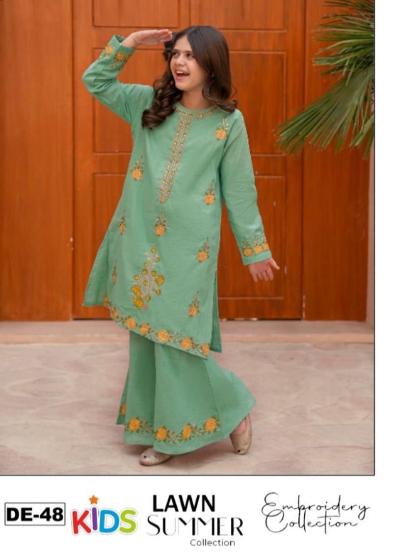 Lawn Eid collection 3pc kids