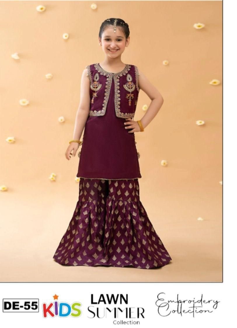 Lawn Eid collection 3pc kids