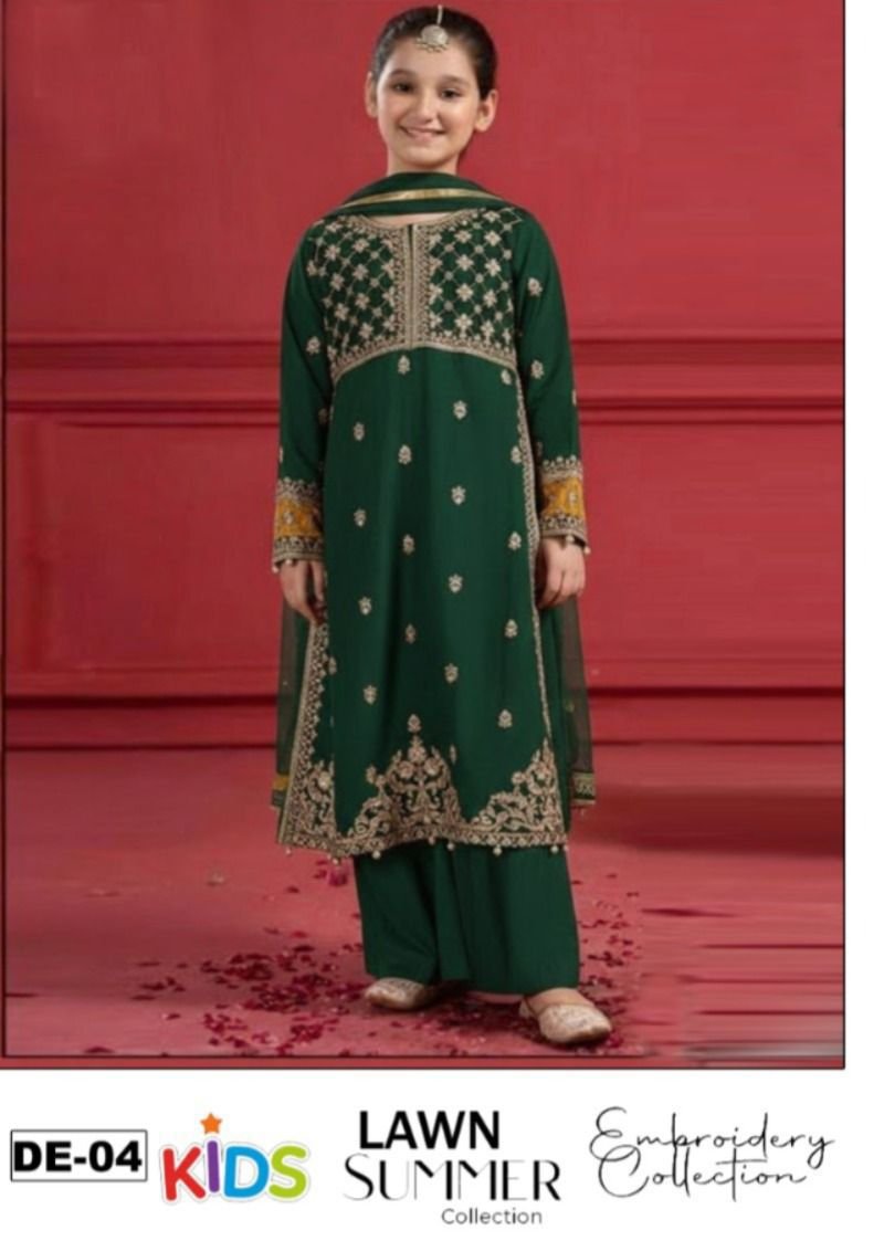 Lawn Eid collection 3pc kids