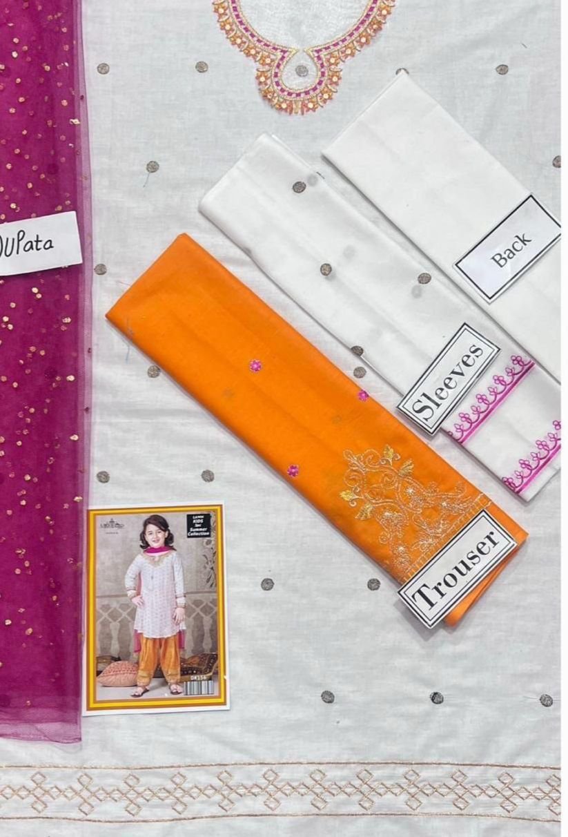 Lawn Eid collection 3pc kids