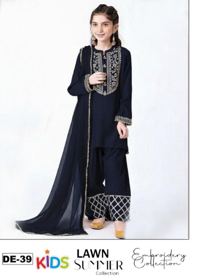 Lawn Eid collection 3pc kids