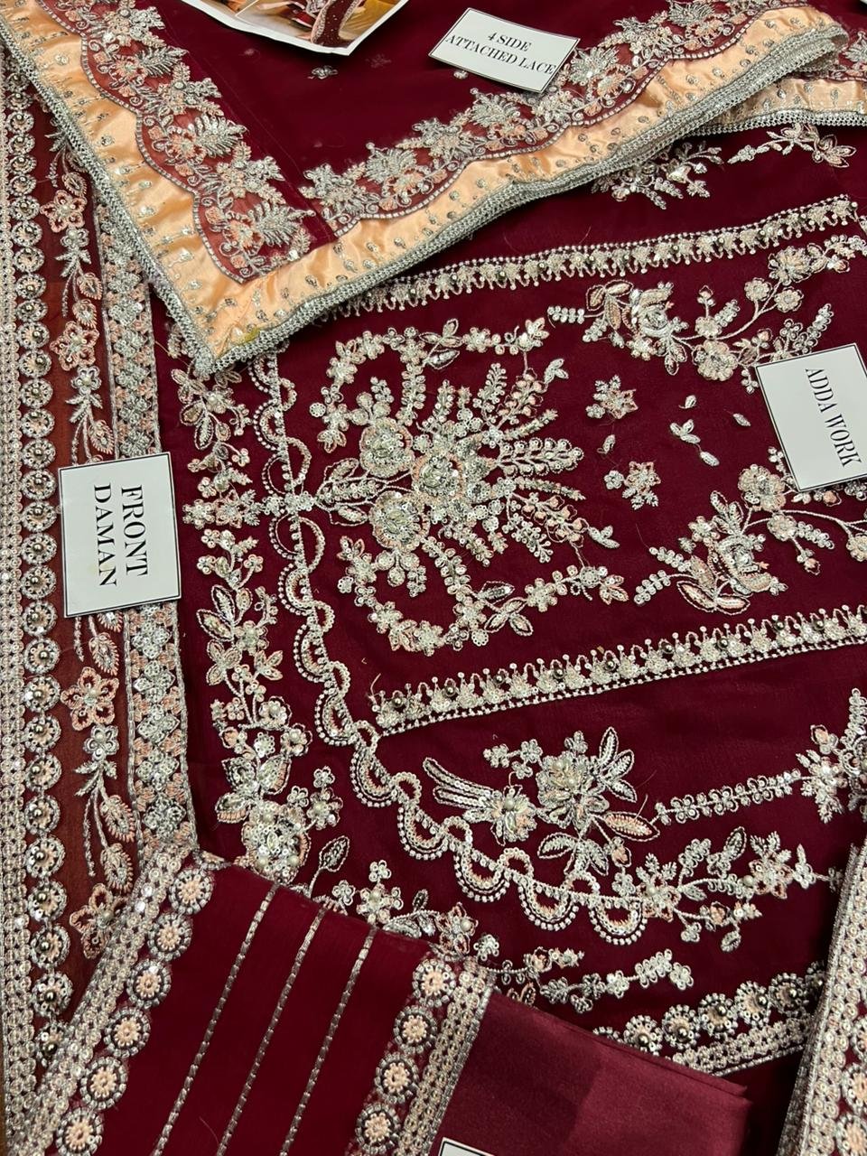 Aneela’s Luxury Embroidered Chiffon Wedding Collection-