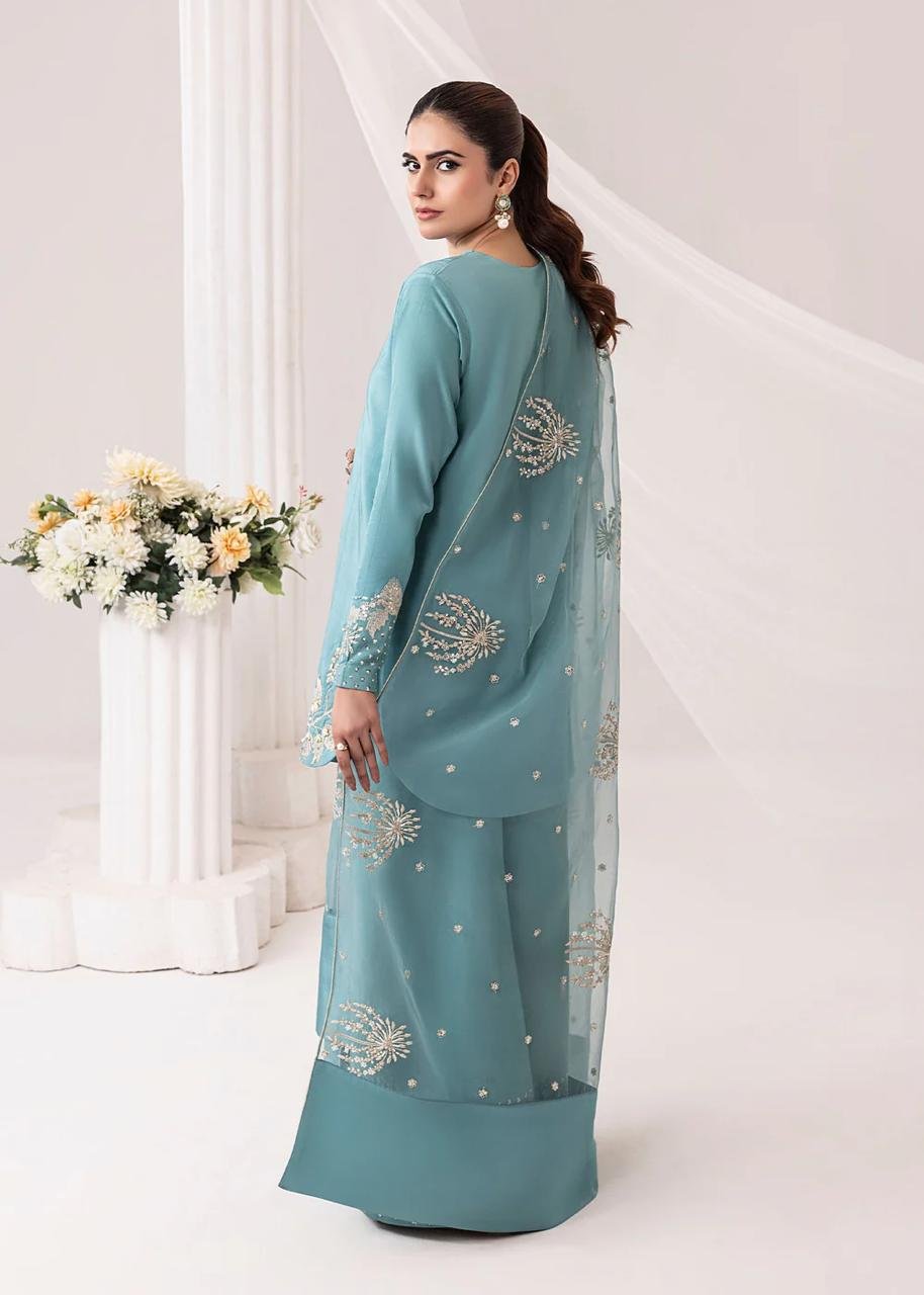 Erisha Embroidered 3Pc* Fabric: *ARABIC LAWN*