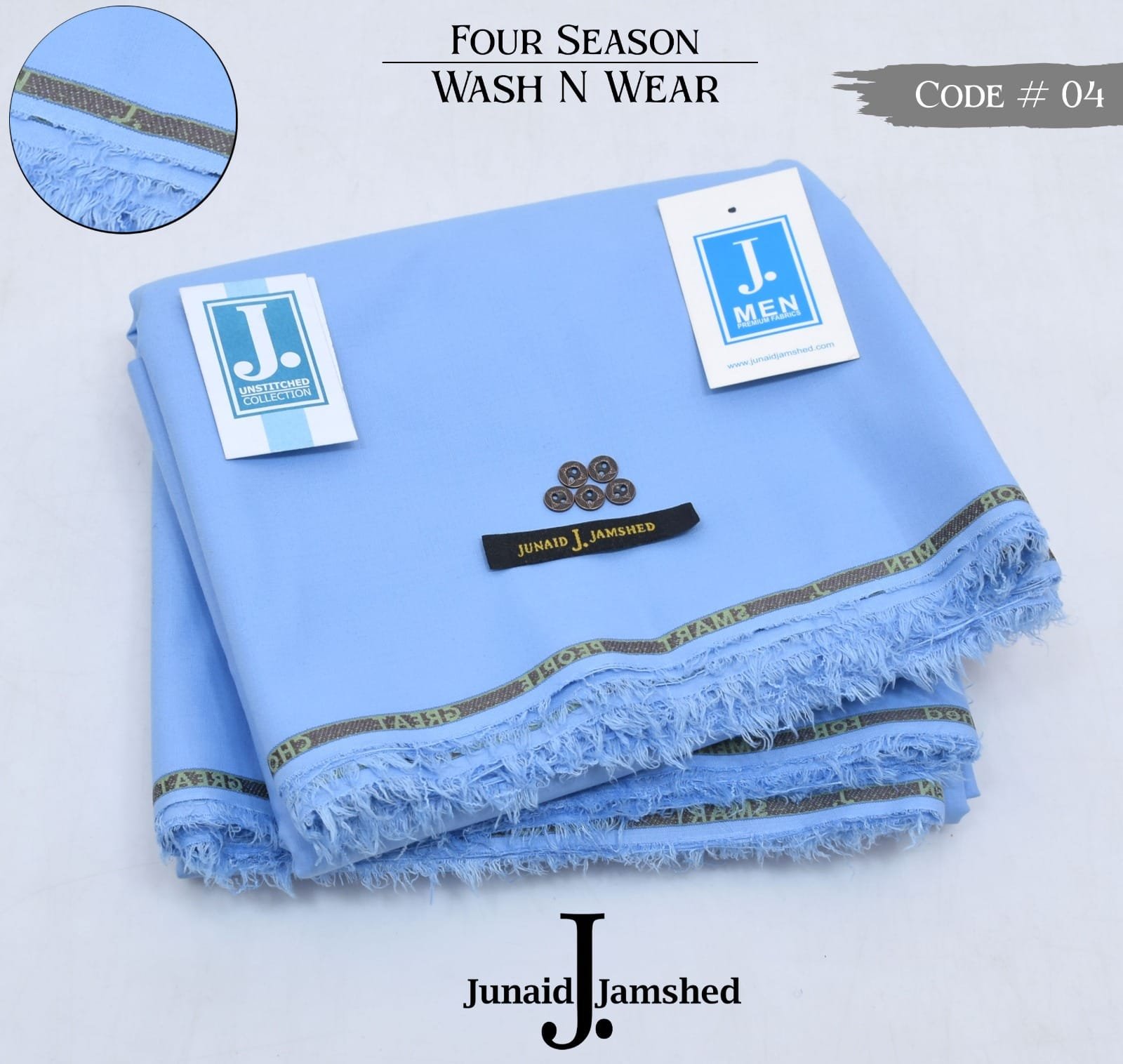 JUNAID JAMSHED* FOR SEASON .WASH N WEAR* ‎ Men’s Wear Unstitched*