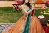 Ayesha Imran bridal maxi* RUEDAD E SAHR-A ravishing blush long frock