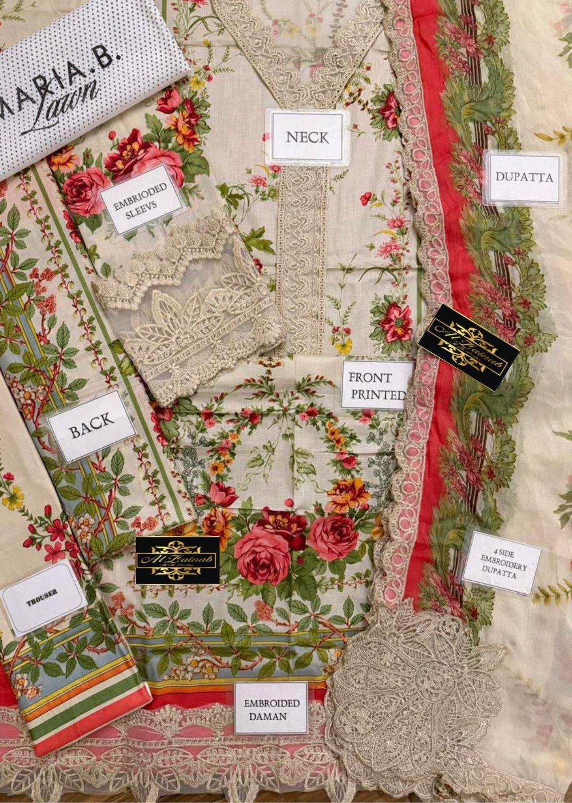 MARIA B M-Print Lawn COLLECTION 2025