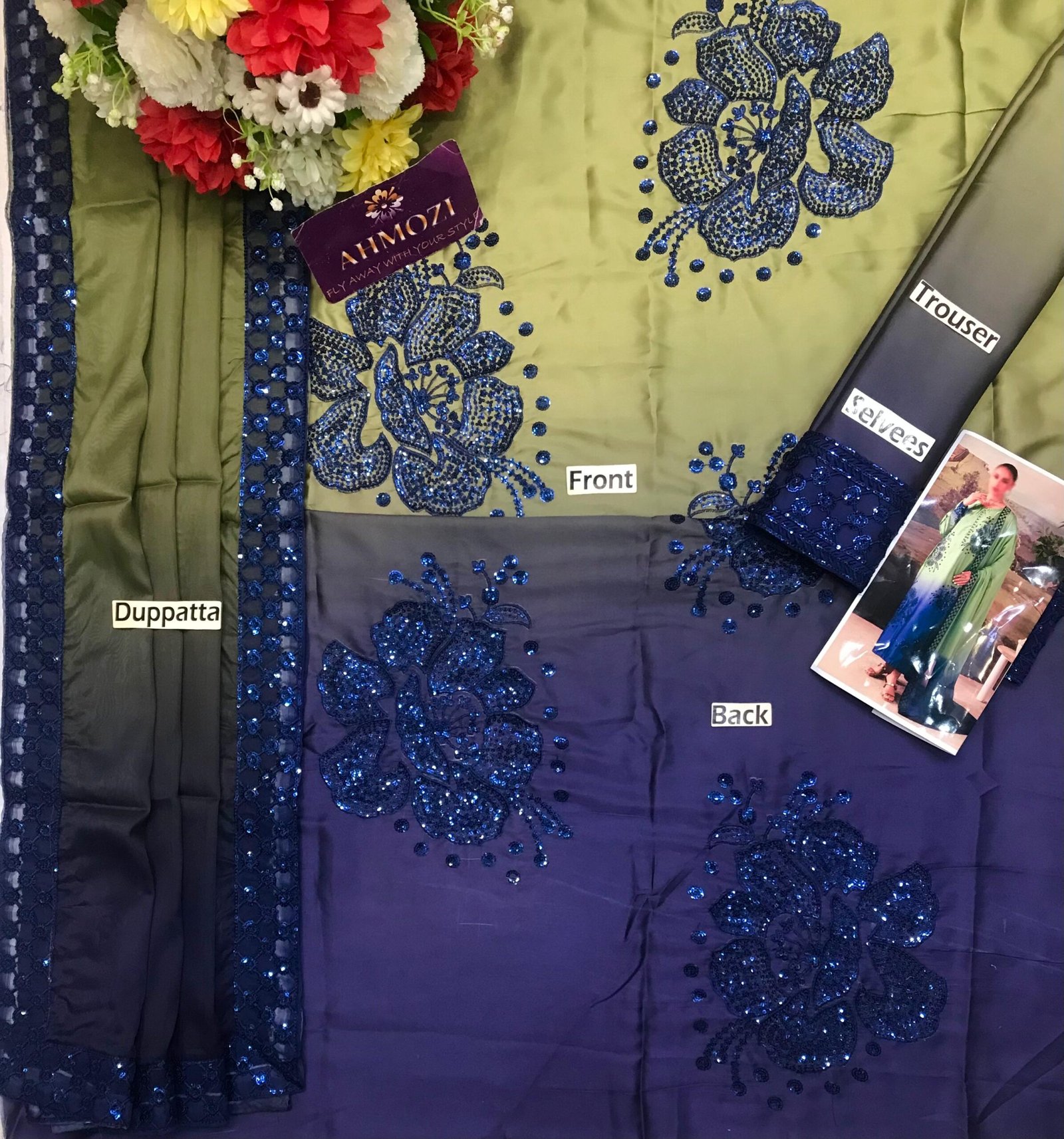 The most Hit code of the year design *Nureh* Unstitched 03 suit