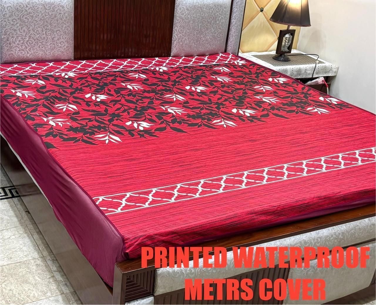 Available Designs of Fancy printed Waterproof Mattress Fitted BedSheet*