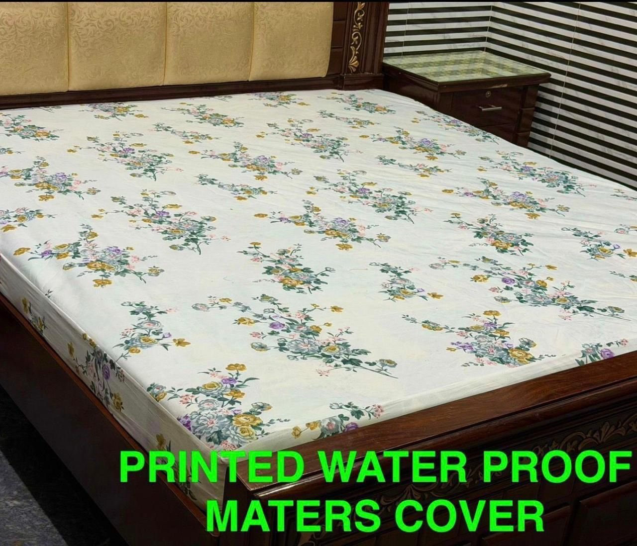 *Available Designs of Fancy printed Waterproof Mattress Fitted BedSheet*
