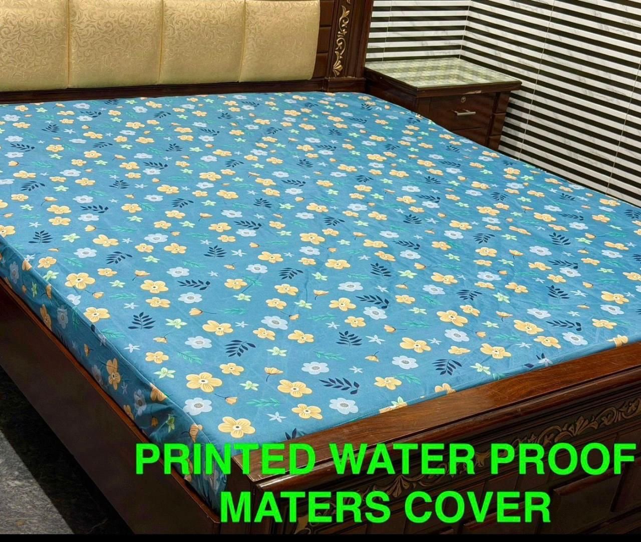 *Available Designs of Fancy printed Waterproof Mattress Fitted BedSheet*