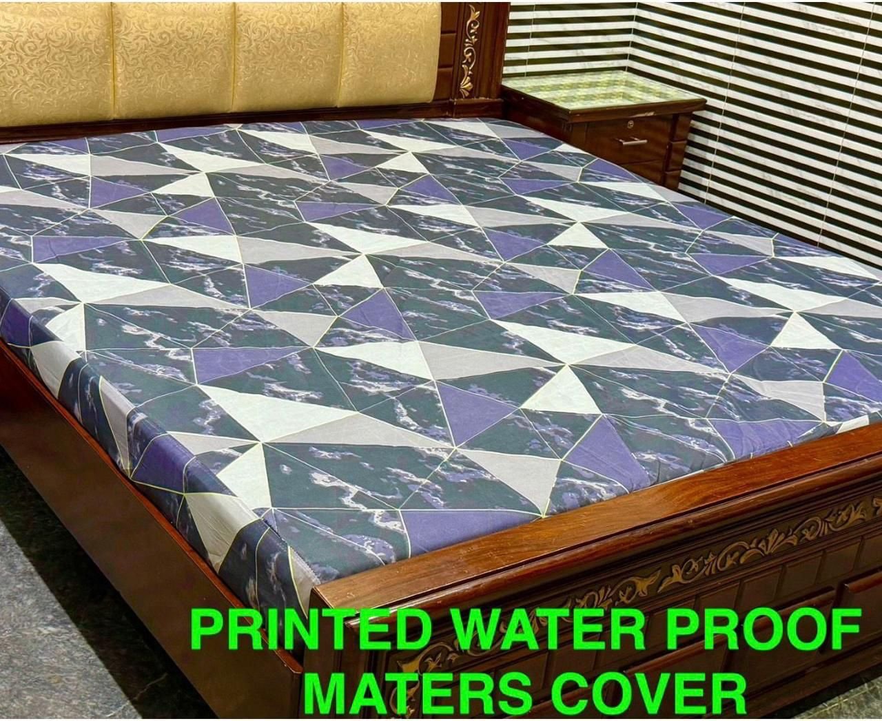 *Available Designs of Fancy printed Waterproof Mattress Fitted BedSheet*