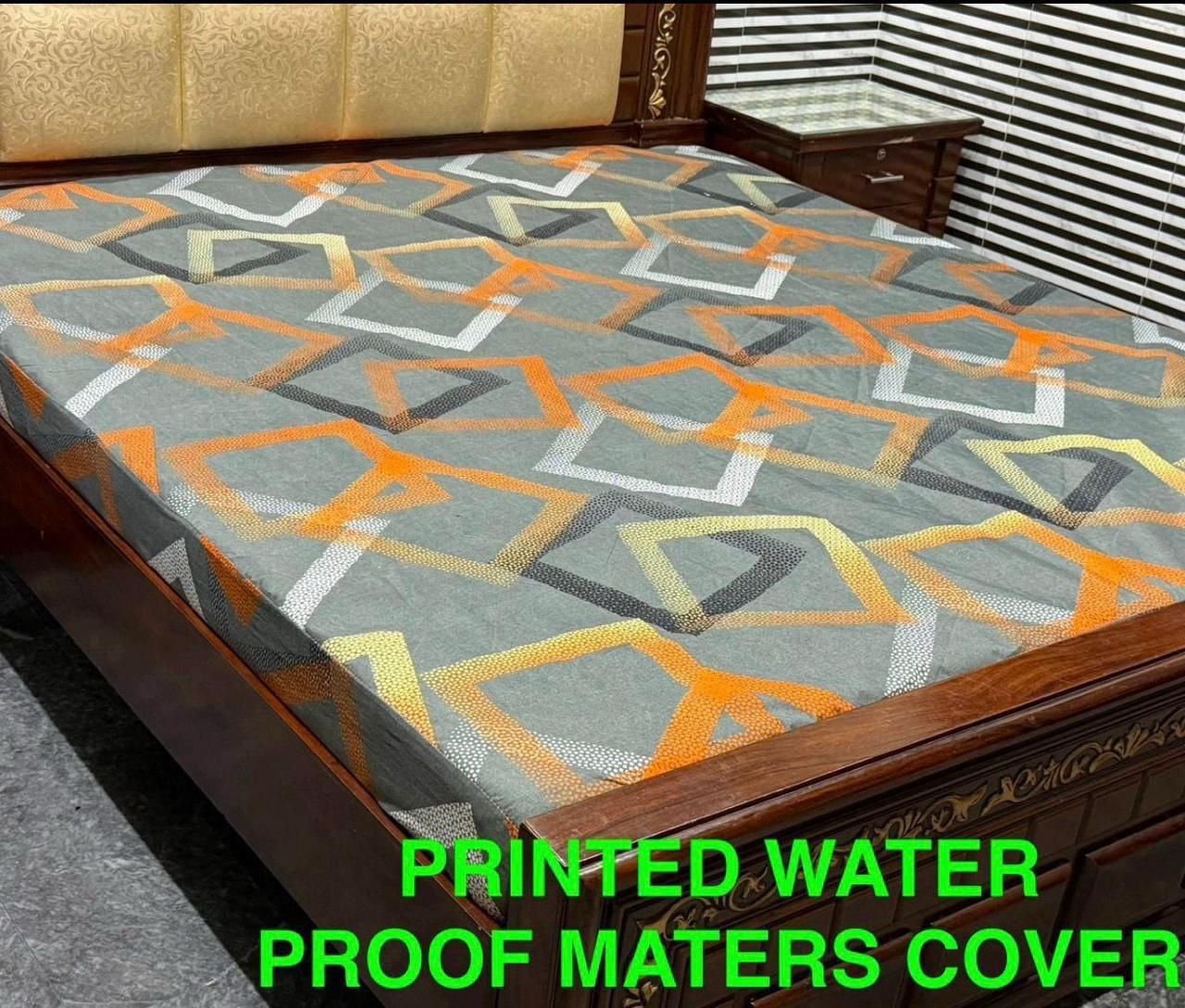 *Available Designs of Fancy printed Waterproof Mattress Fitted BedSheet*