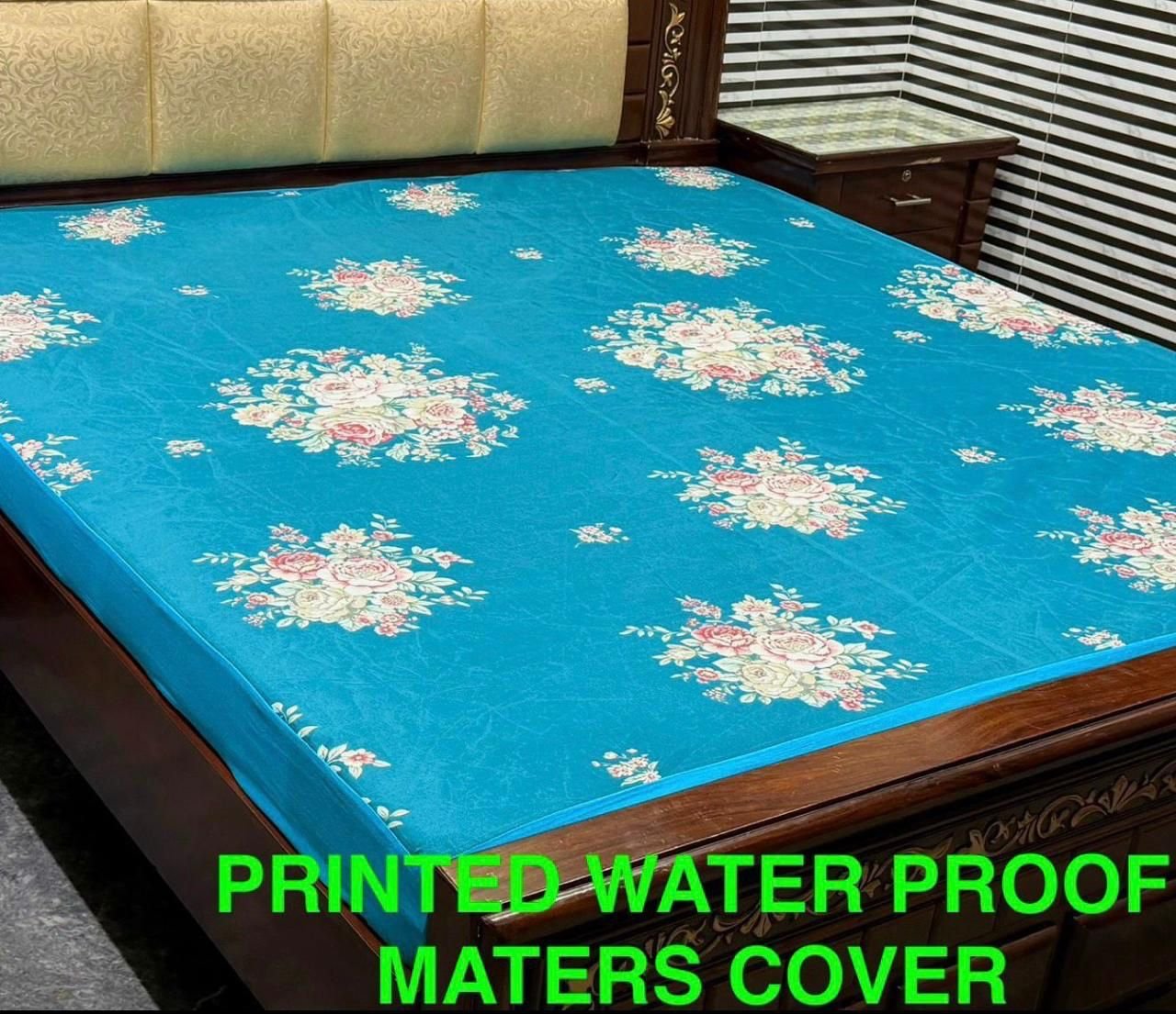 *Available Designs of Fancy printed Waterproof Mattress Fitted BedSheet*
