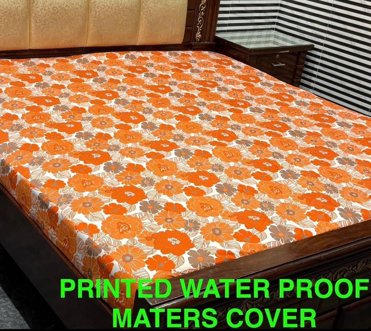 *Available Designs of Fancy printed Waterproof Mattress Fitted BedSheet*