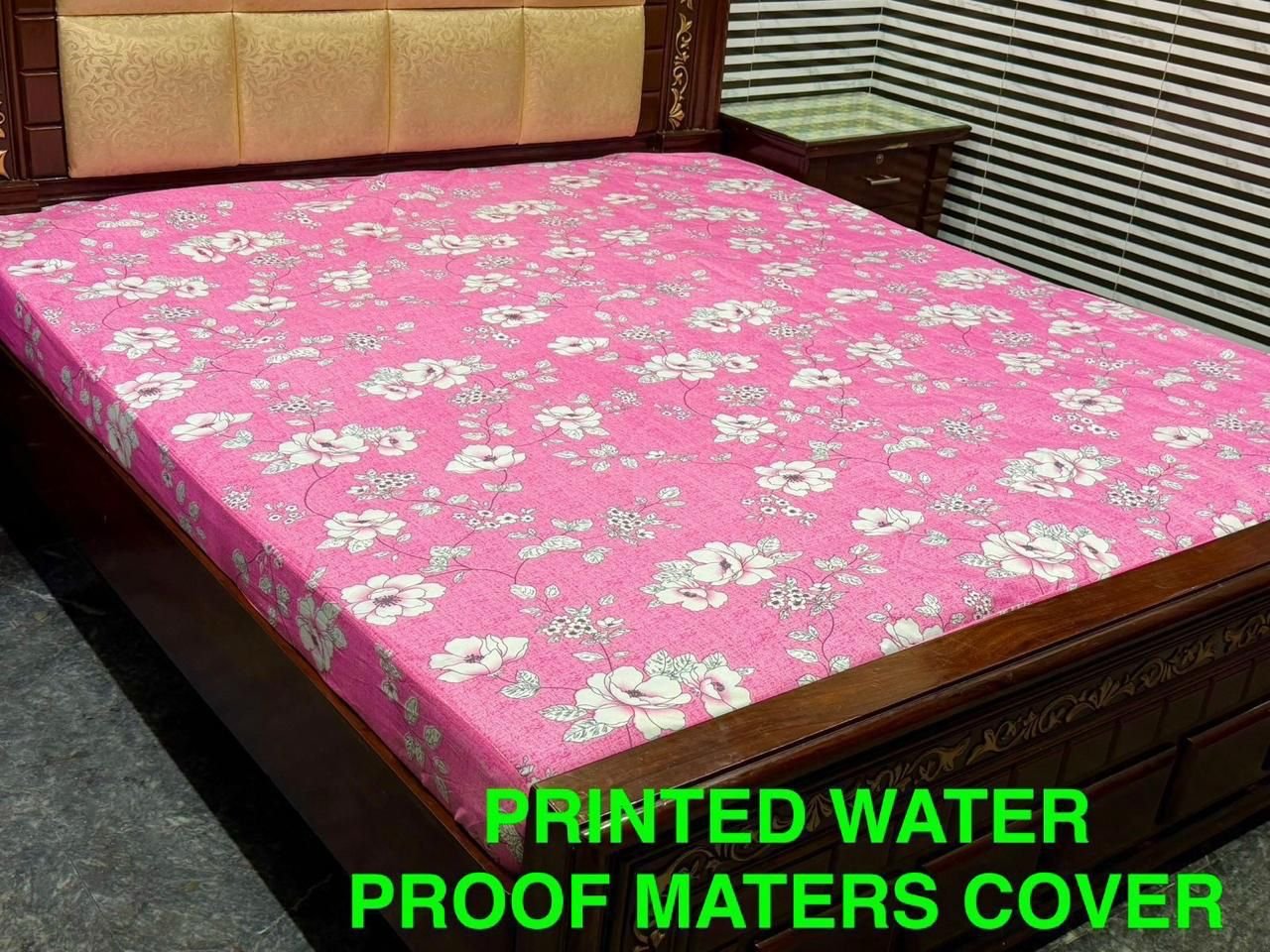 *Available Designs of Fancy printed Waterproof Mattress Fitted BedSheet*