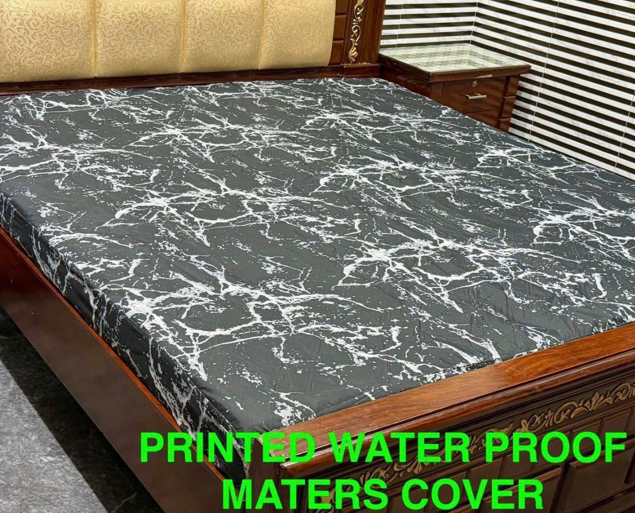 *Available Designs of Fancy printed Waterproof Mattress Fitted BedSheet*