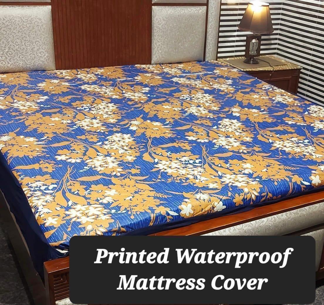 *Available Designs of Fancy printed Waterproof Mattress Fitted BedSheet*