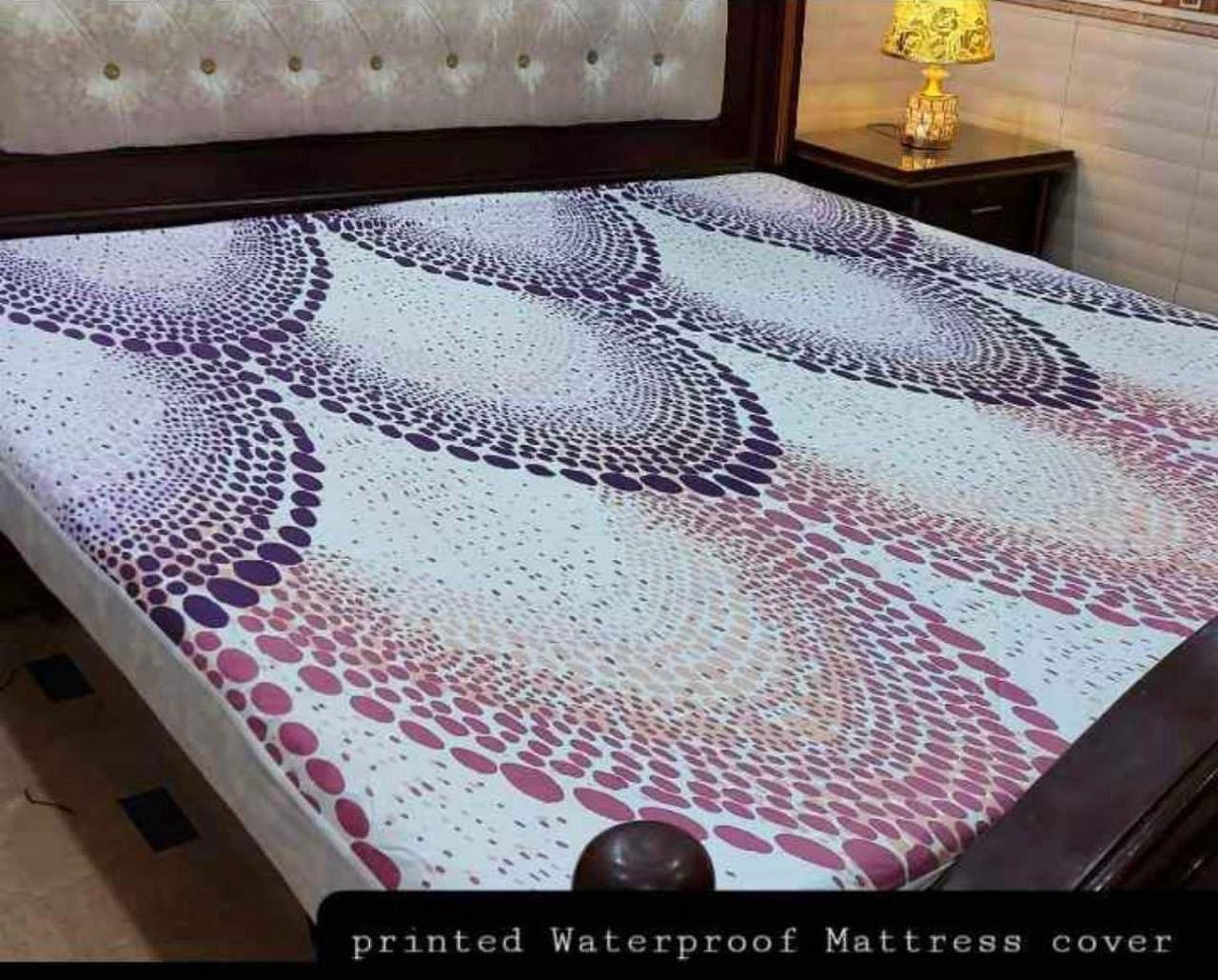 Available Designs of Fancy printed Waterproof Mattress Fitted BedSheet*