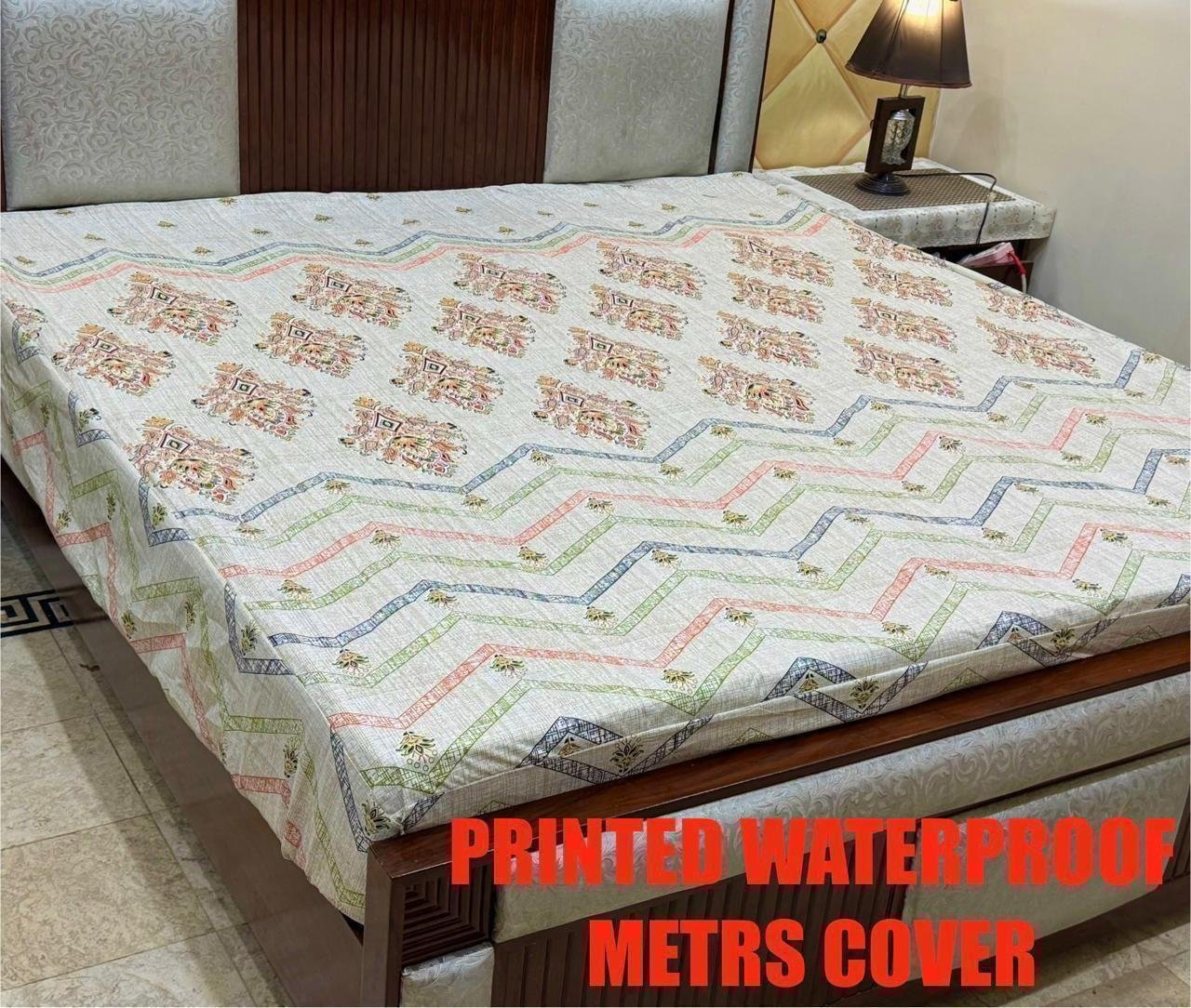 Available Designs of Fancy printed Waterproof Mattress Fitted BedSheet*