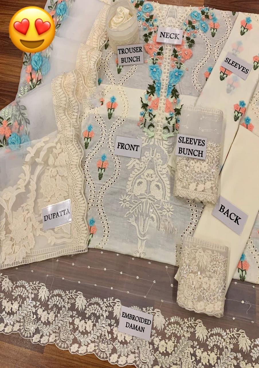 Crimson by saira shakira luxery lawn collection*