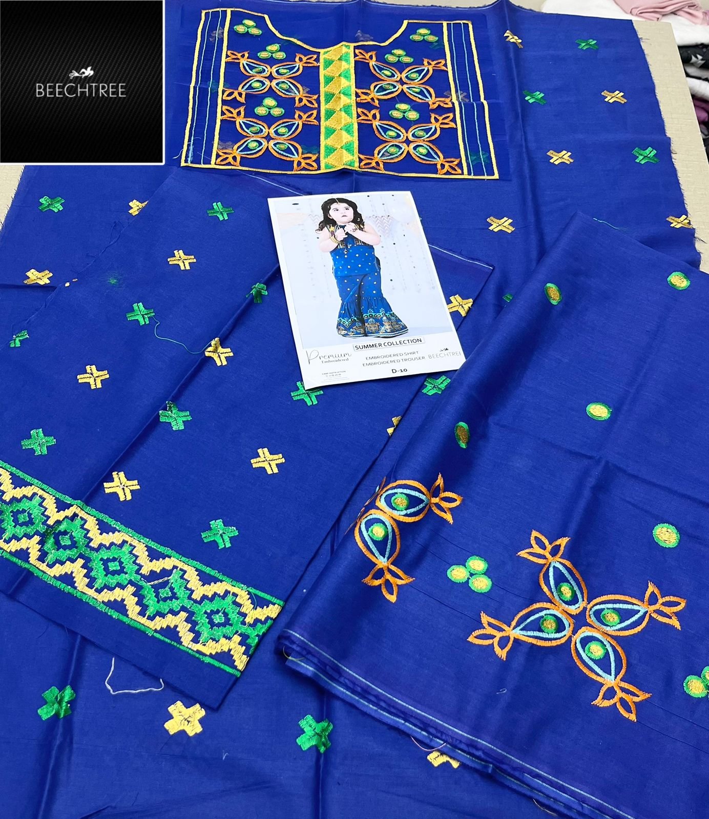 Mix Brands Lawn Eid collection 3pc/2pcs kids