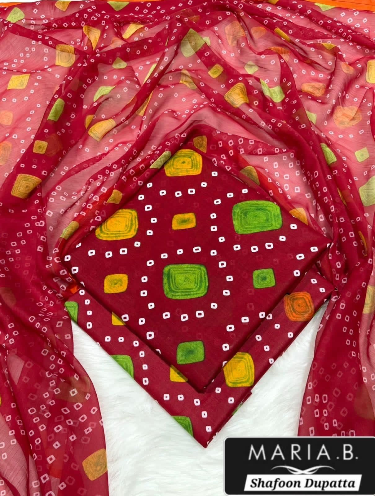 MARIA.B with Shafoon Duppata 3pc Lawn Collection