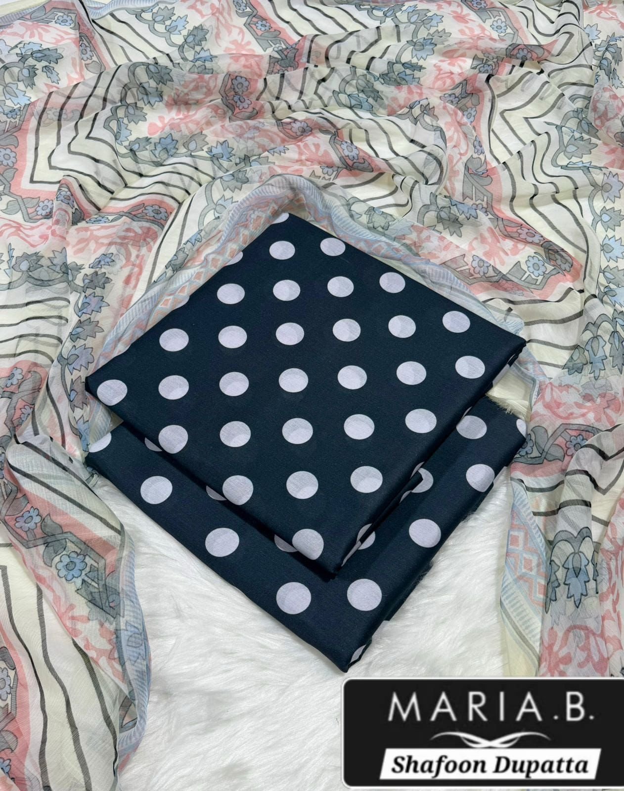MARIA.B with Shafoon Duppata 3pc Lawn Collection