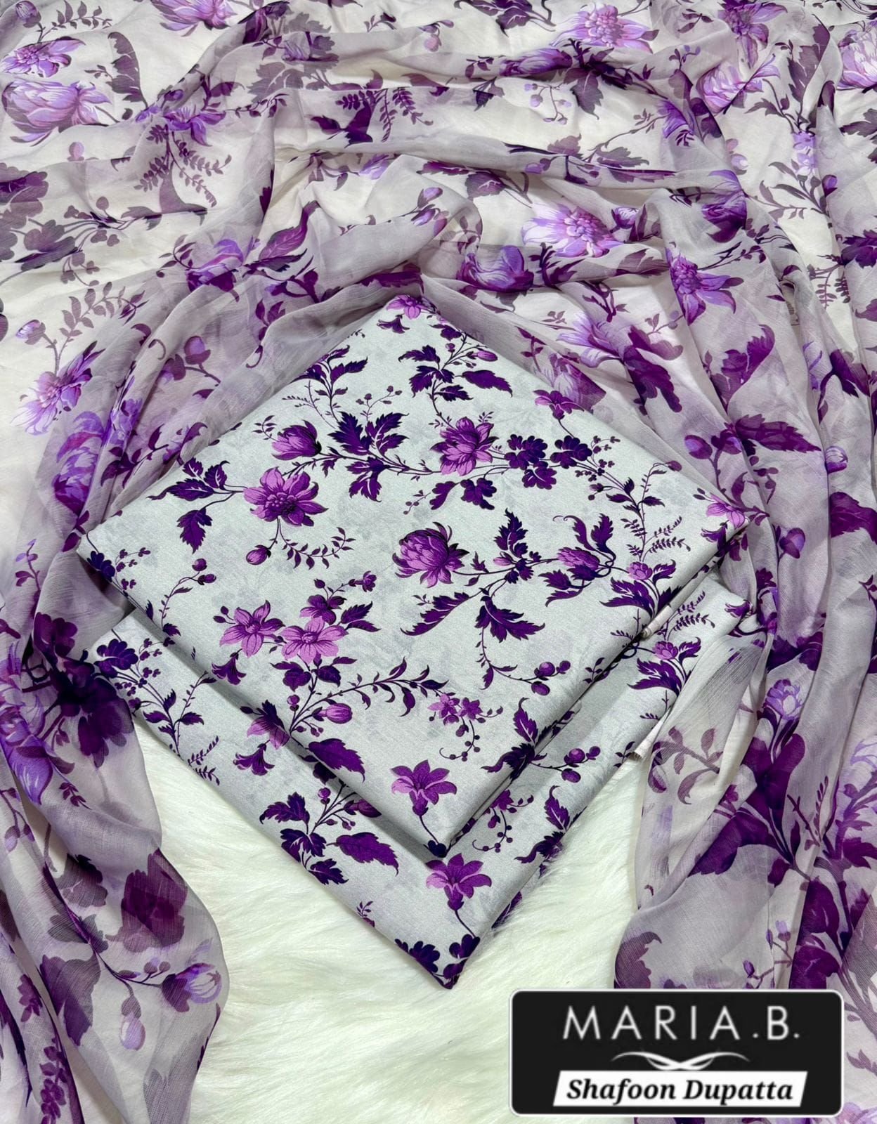 MARIA.B with Shafoon Duppata 3pc Lawn Collection