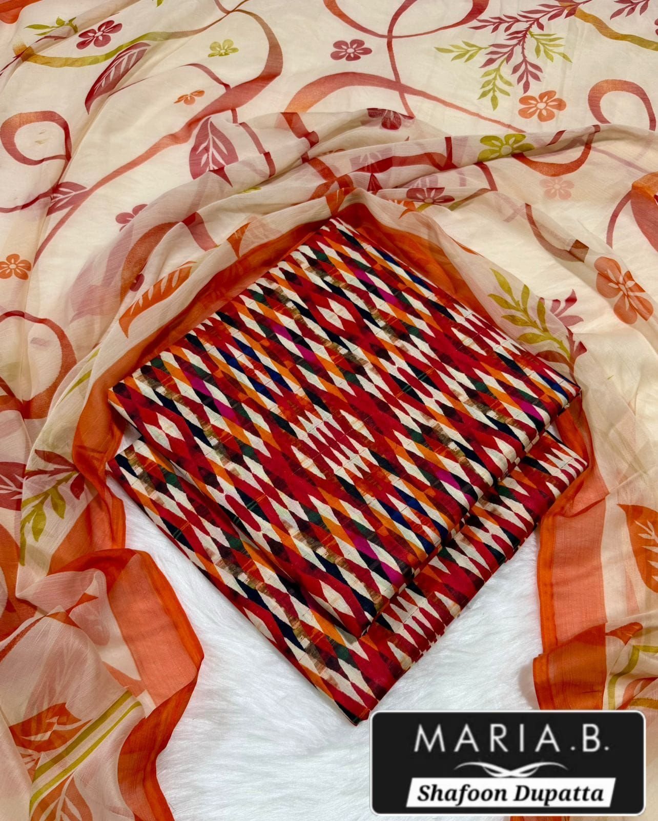 MARIA.B with Shafoon Duppata 3pc Lawn Collection