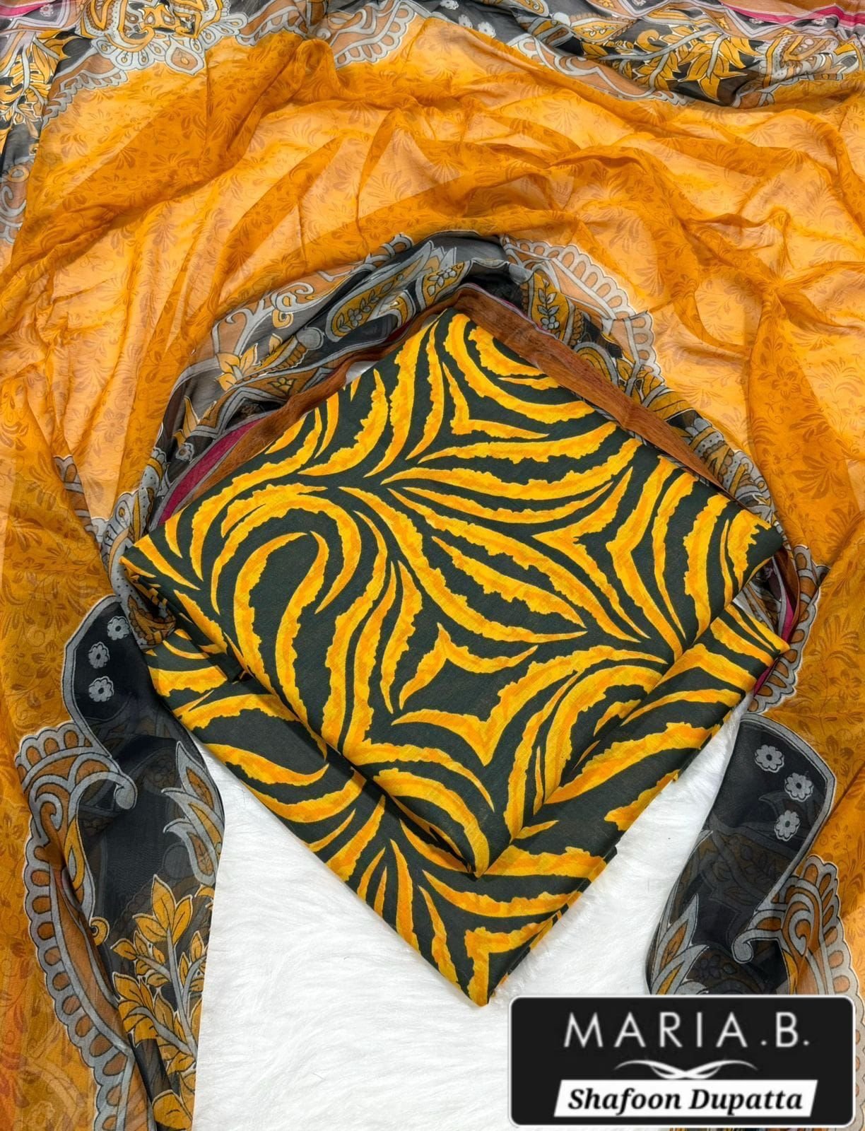 MARIA.B with Shafoon Duppata 3pc Lawn Collection
