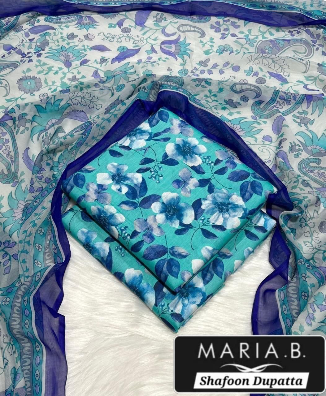 MARIA.B with Shafoon Duppata 3pc Lawn Collection