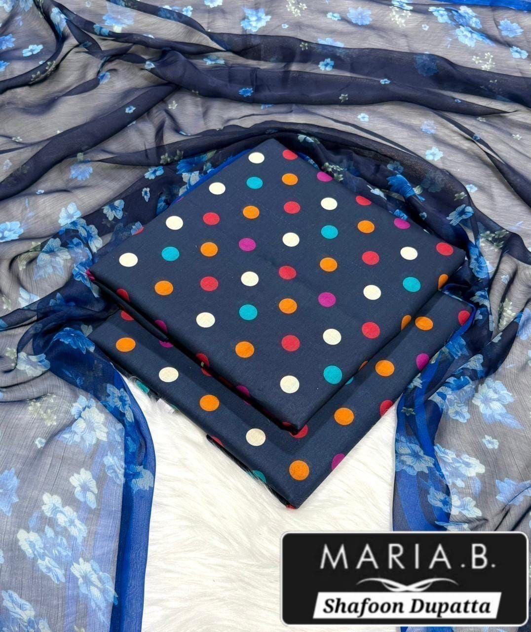 MARIA.B with Shafoon Duppata 3pc Lawn Collection