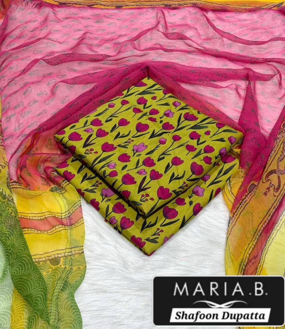 MARIA.B with Shafoon Duppata 3pc Lawn Collection