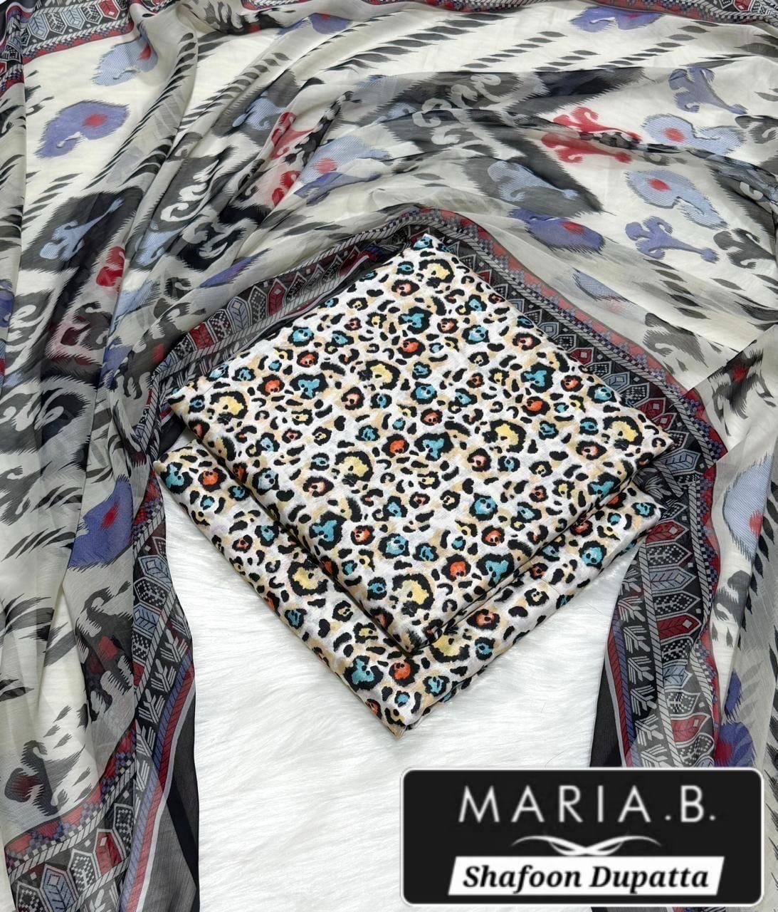 MARIA.B with Shafoon Duppata 3pc Lawn Collection