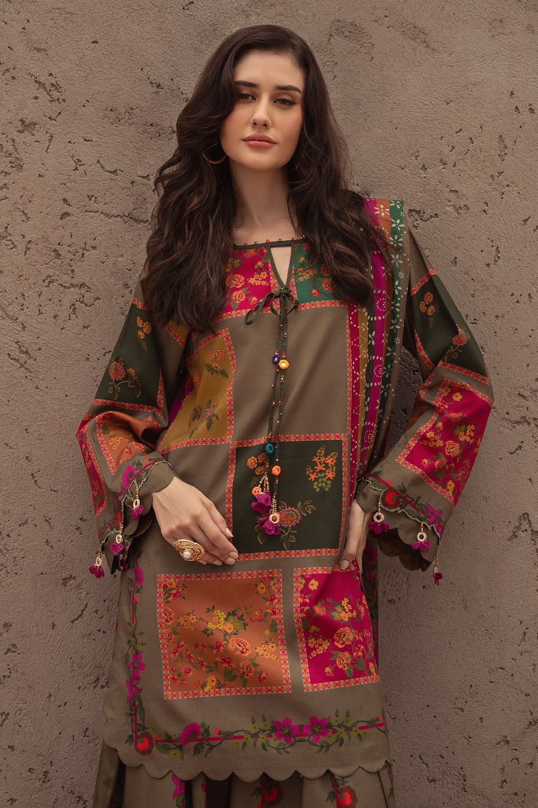 *Most hit Most Trending article Digital Printed Lawn 3Pc With Printed lawn Dupatta SUMMER Collection 26*